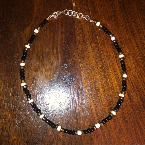 Handmade seed bead choker - Picture 2 of 2